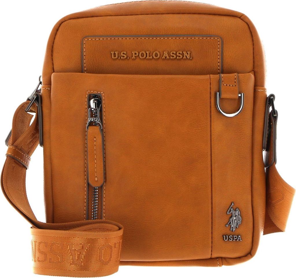 U.S. POLO ASSN. Umhängetasche Cambridge Crossbody Bag Camel hellbraun