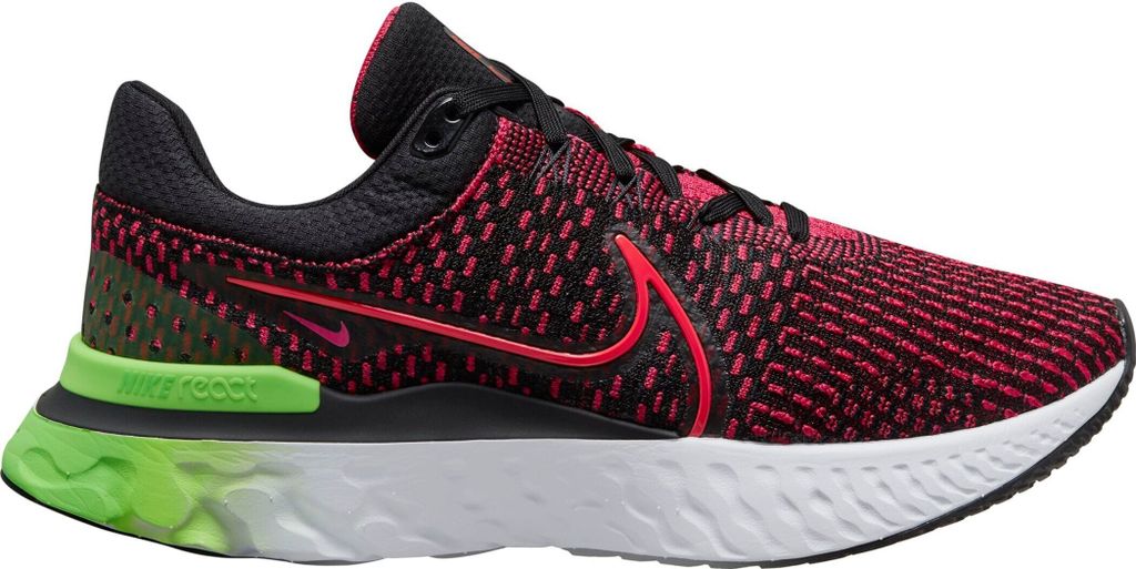 Nike React Infinity Run Fk 3 Black/Siren Red-Green Stri 10 Zdjęcie produktu 