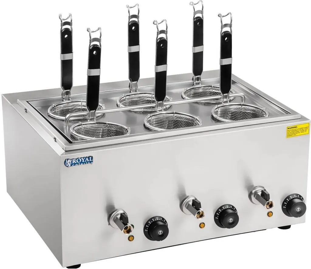 Cuiseur à pâtes haute performance 6 paniers idéal pour service intensif