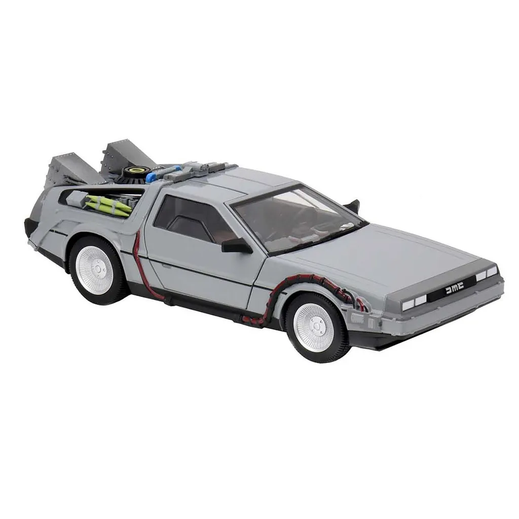 Réplique Fidèle DeLorean Retour vers le futur NECA 15cm Métal Inoxydable