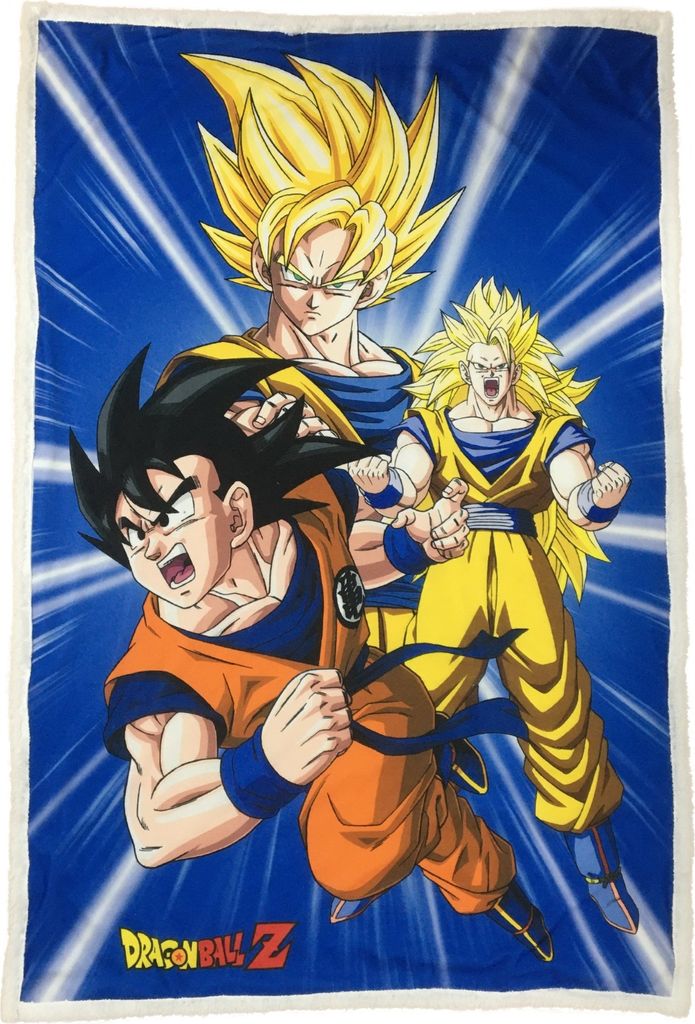 Dragon Ball Z Sherpa-Fleece-Decke 100x150cm