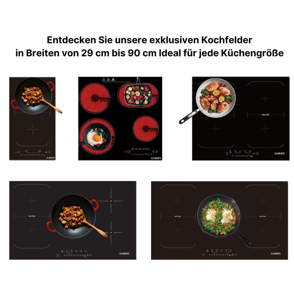 KB ELEMENTS Dunstabzugshaube 80cm, Wandhaube 80cm, 1350 Produktbild 10