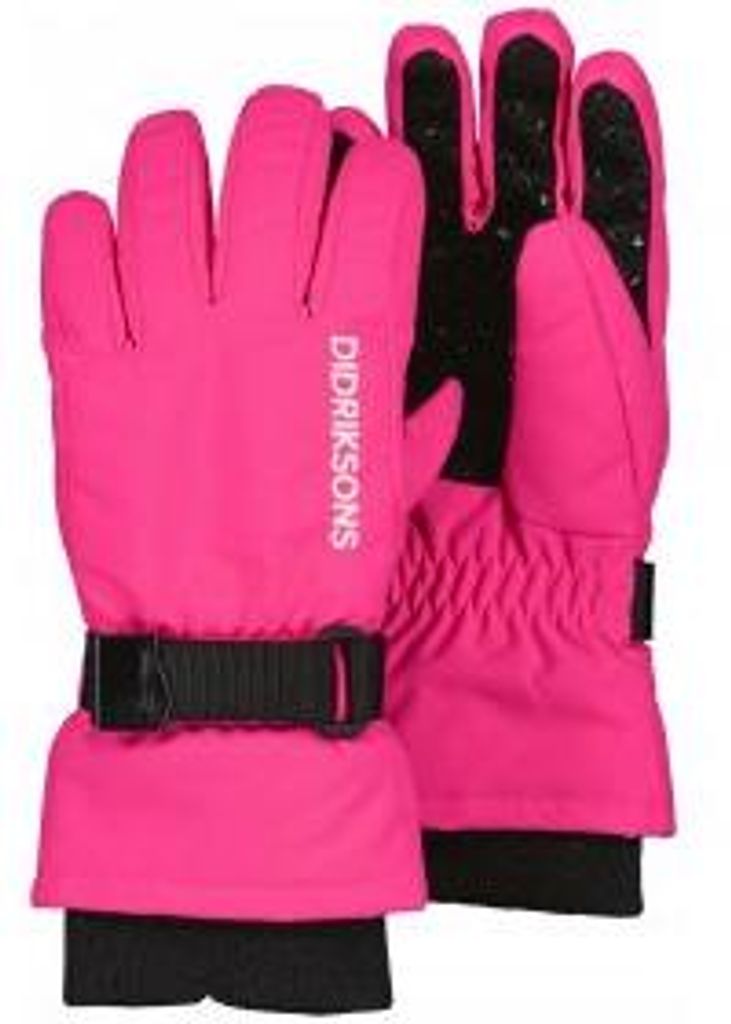 Didriksons Biggles Five True Pink 505033-K04 8-10; Pinker Handschuh