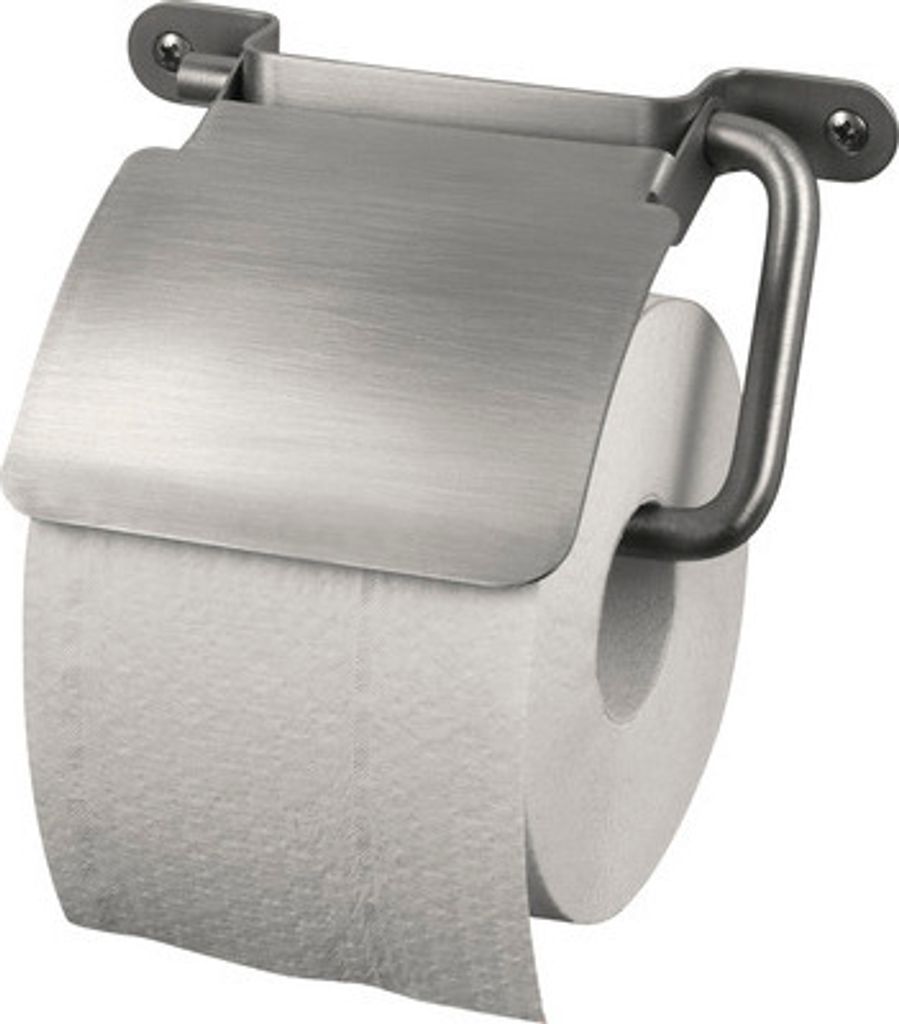 Papierrollenhalter mit Deckel HACEKA Ixi edelstahl gebürstet 1208464