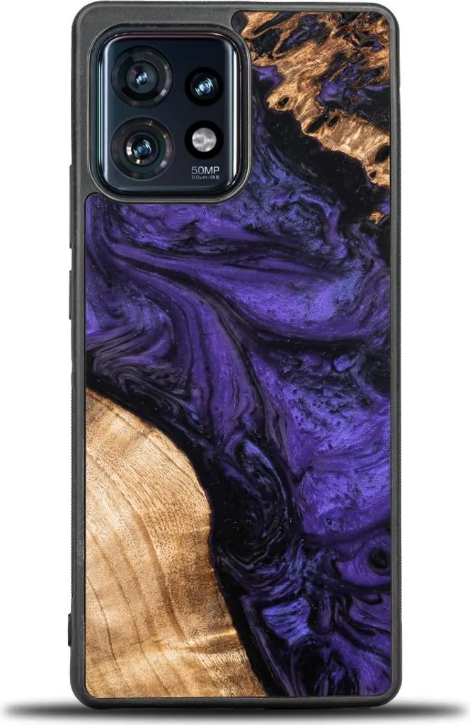 YUXING Cover per Motorola Edge 40 Custodia Trasparente con Pellicola Protettiva Lenti Morbida Ultra Sottile Antiurto Bumper Slim Case - Nero