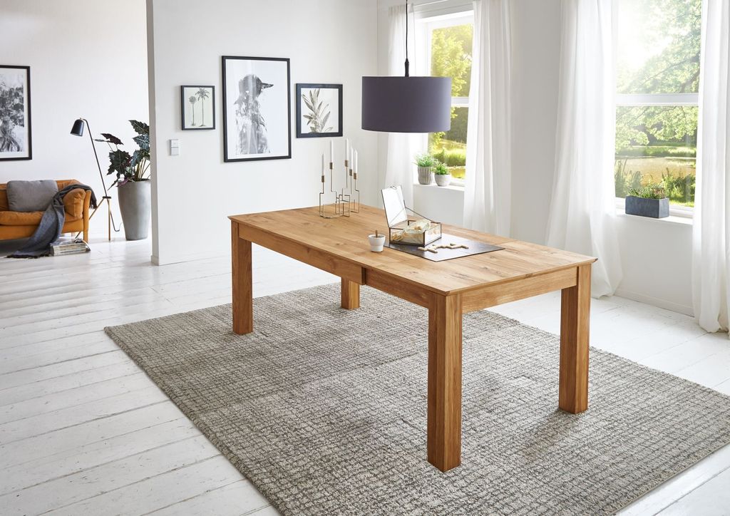 Relita Esstisch Family 160 x 100 Eiche massiv antik geölt; Produktbild 3