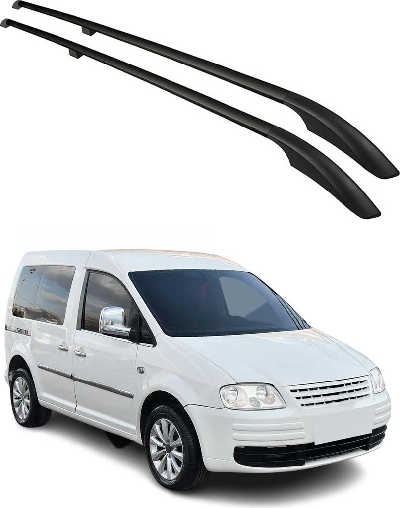 Barres de toit longitudinales pour VW Caddy 2003-2020 L1 Image du produit 
