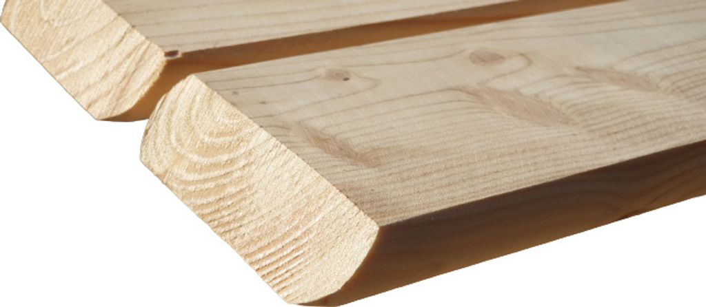 Zaunlatte 120x9x2cm Sibirische Lärche Muster B Produktbild 