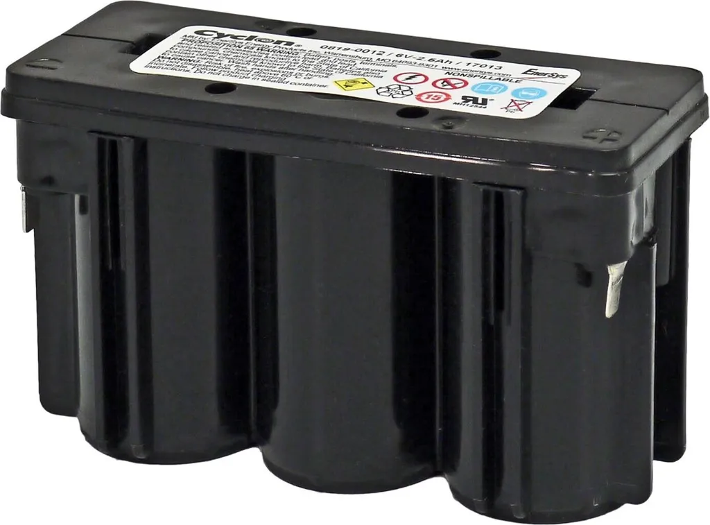 Batterie Plomb Enersys Hawker Cyclone 0819-0012 6V 2,5Ah Monobloc