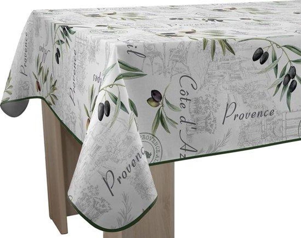 Krepp-Tischdecke - Rechteckig - 150 x 240 cm - Provence-Stil