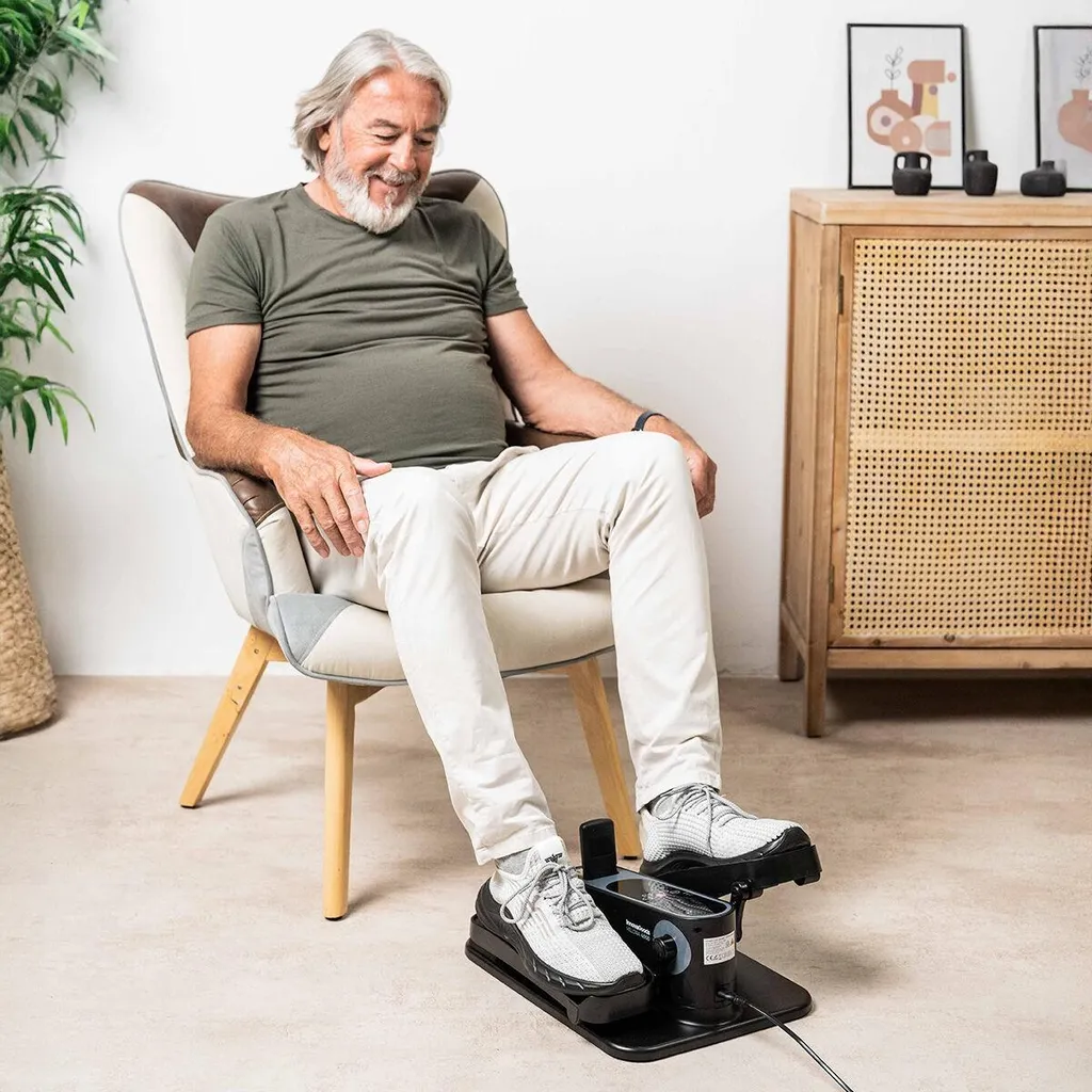 Vélo elliptique de bureau électrique à 5 vitesses et télécommande