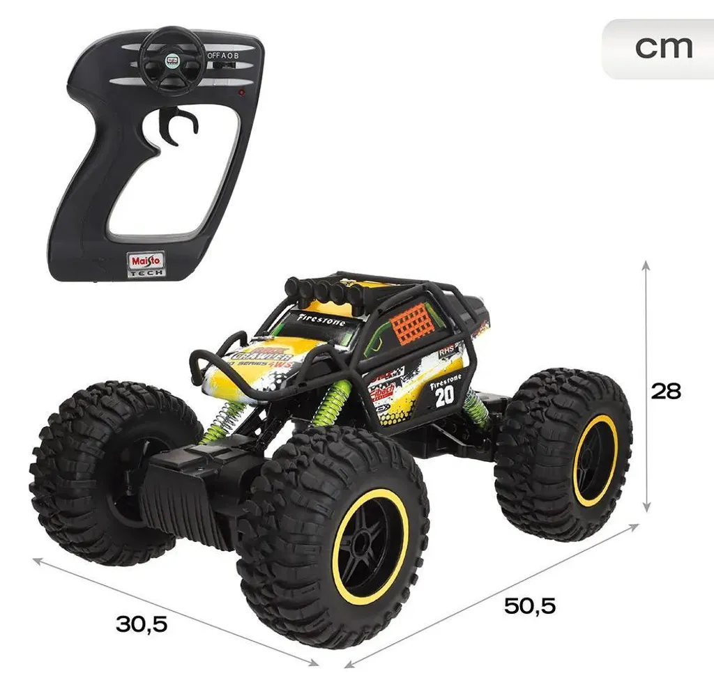 Rock Crawler Pro 37cm : Voiture télécommandée avec suspensions articulées - 12