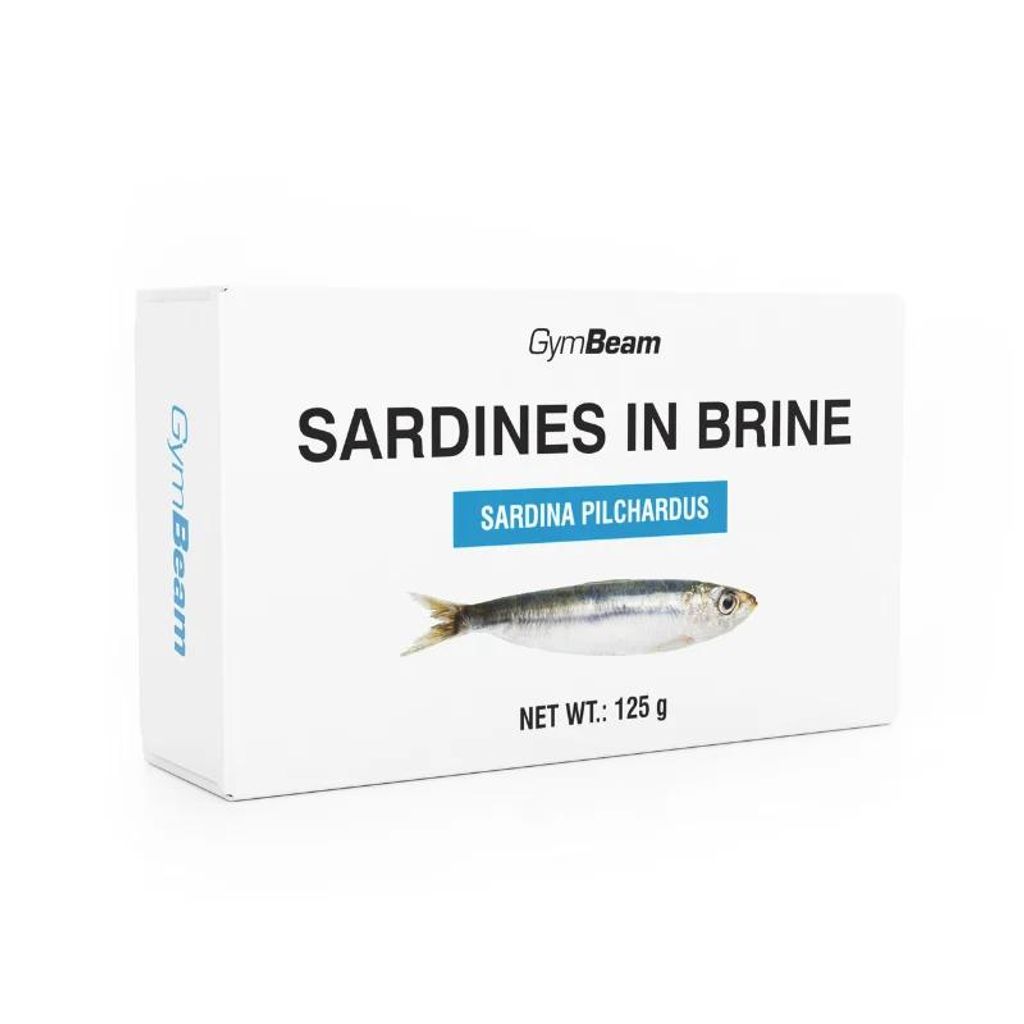 GymBeam Sardinen in Salzlake - Hochwertige Proteinquelle, Produktbild 