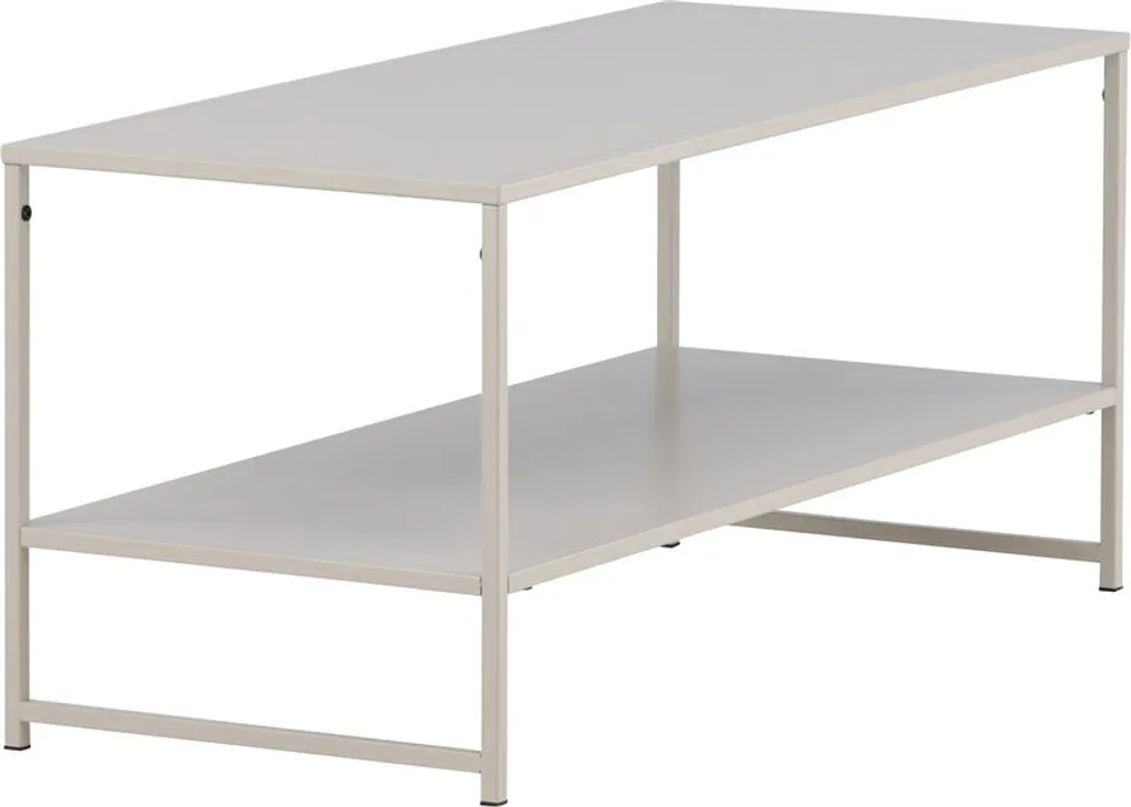 Table d'appoint beige Staal pour salon, petit meuble d'appoint chic