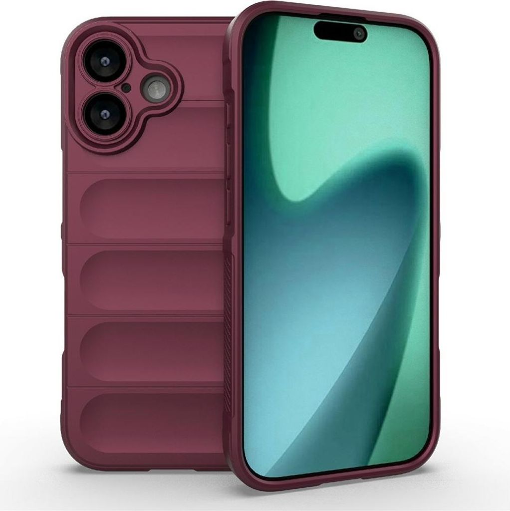 iPhone 17 Hülle - Coverup Hands-On Rugged Back Cover - Bordeaux