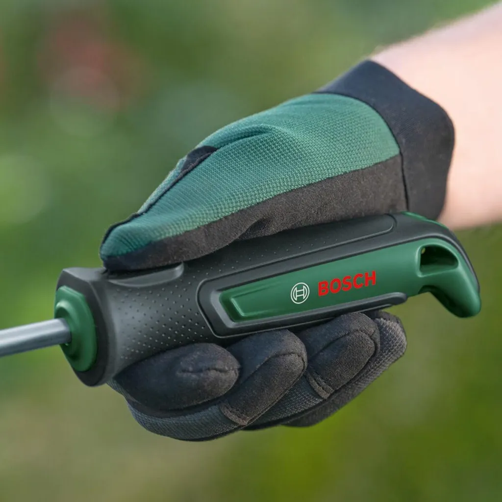 Râteau de Jardin BOSCH 38 cm Ergonomique - Outil Compact Vert Résistant - 5