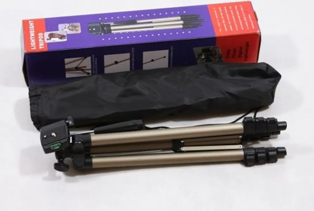Trépied télescopique polyvalent 144cm pour caméscope et mobile - 7