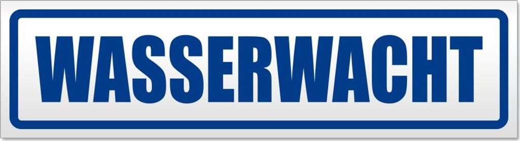 Wasserwacht Magnetschild Schild magnetisch