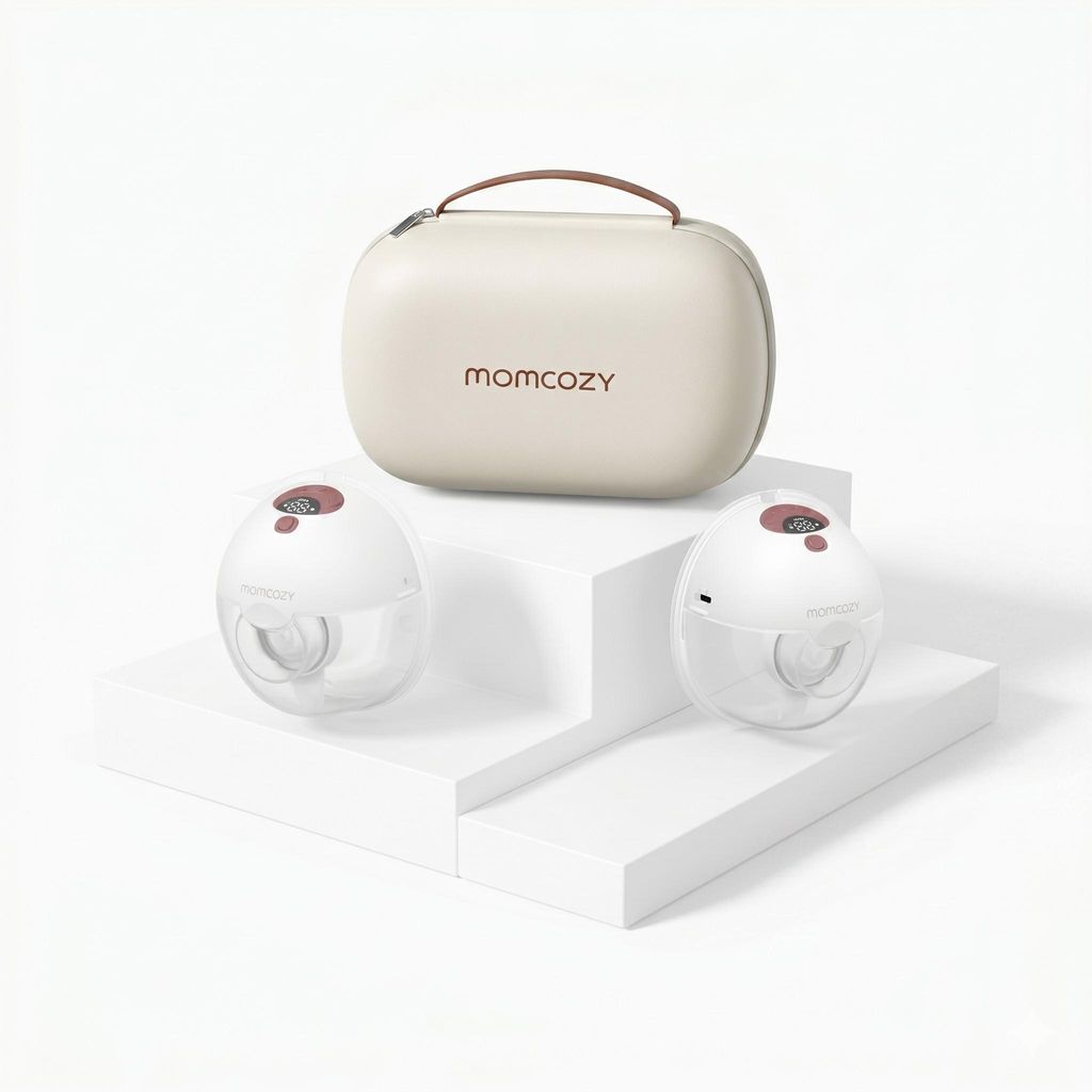Momcozy M5 odsávačka mléka s ovládáním přes aplikaci – sada Obrázek produktu 