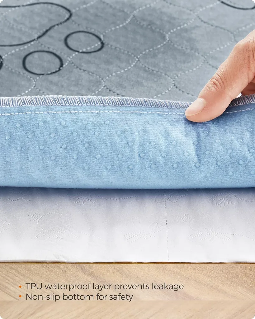 Solution Incontinence Chien Alaise Réutilisable et Imperméable M Gris - 3