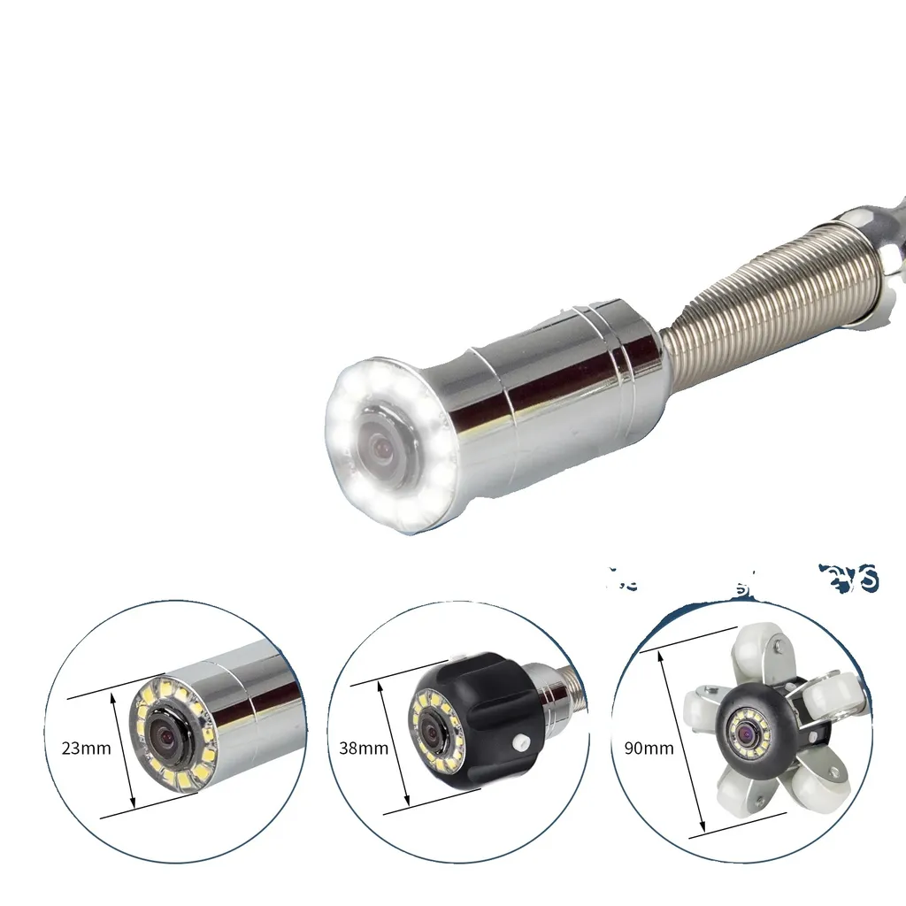 Caméra d'inspection de tuyaux 720P HD avec tête étanche IP68 de 23mm