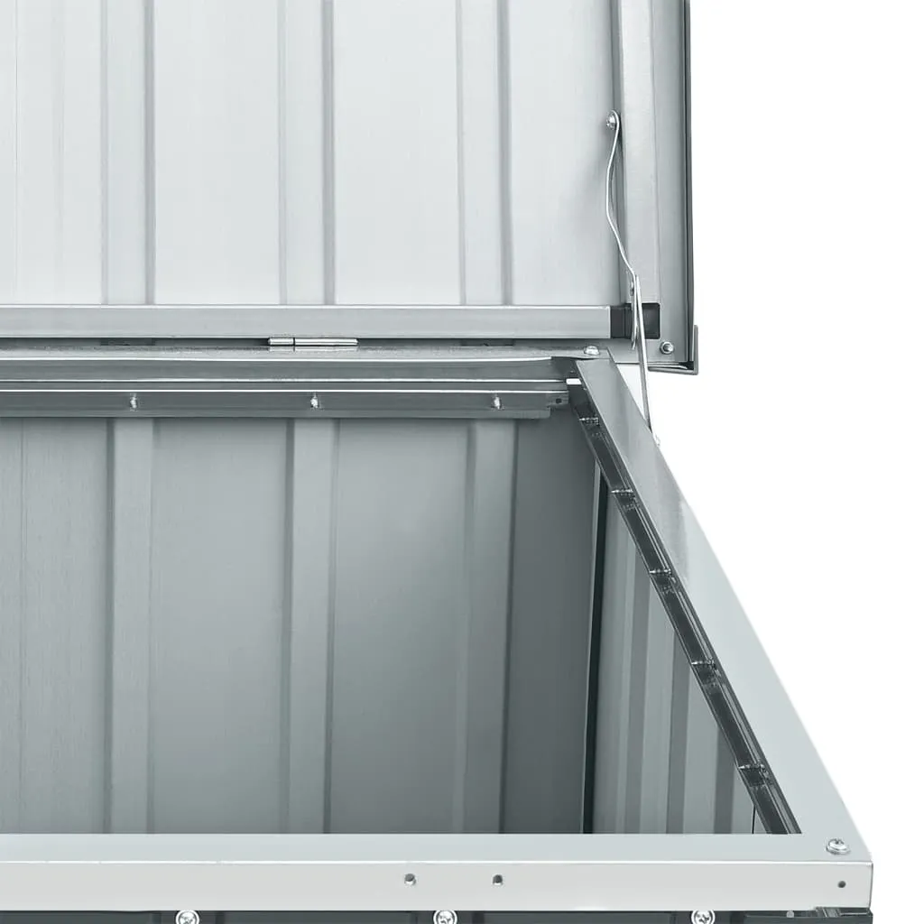 Fini le désordre ! Coffre de jardin gris 129 cm pour un rangement net - 12