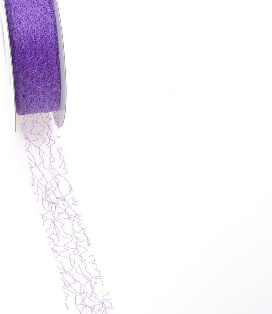 Spiderweb Dekoband - 3cm lavendel - Rolle 25m - 67 006-R 30