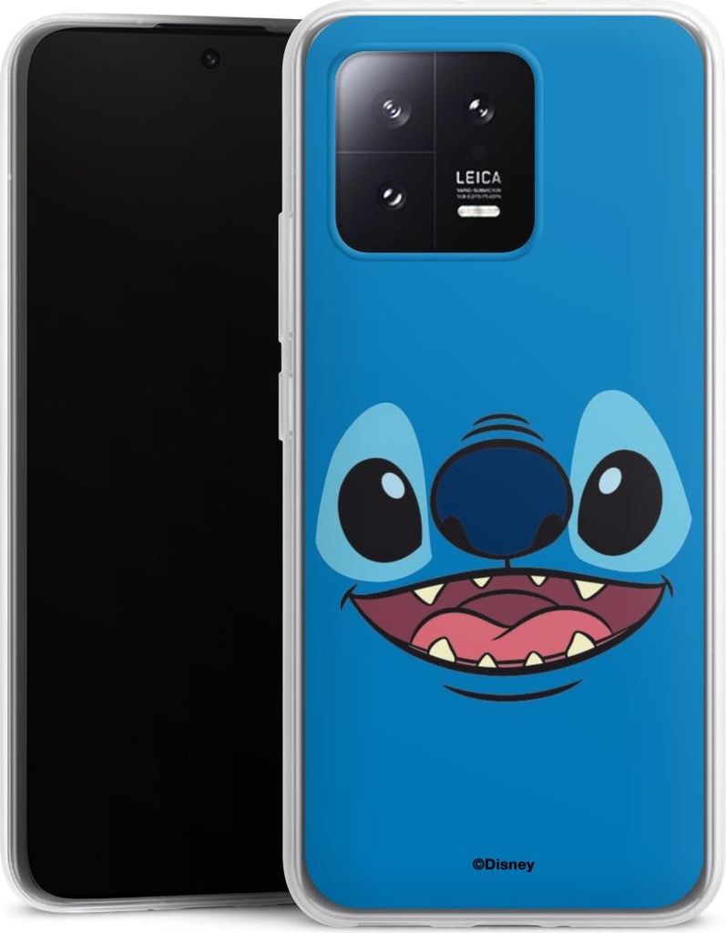 DeinDesign Slim Hülle für Xiaomi 13 Silikon Case Ultra Dünn Handyhülle Disney Offizielles Lizenzprodukt Lilo & Stitch
