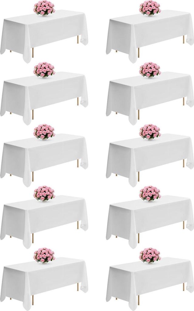 Sada 10 obrusov – obdĺžnikový obrus 177,8 x 304,8 cm – Obrázok produktu 