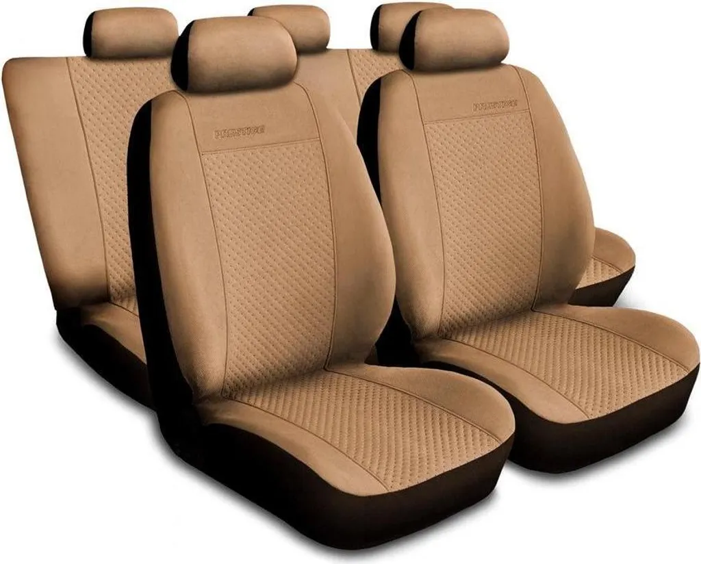 Coprisedili auto Set coprisedili universali per Fiat Bravo Beige Prestige - 10