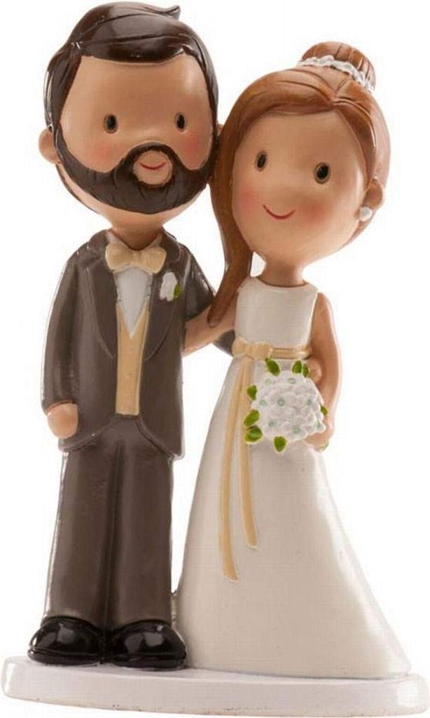 Hochzeitstorte Figur 14cm Neuvermählte