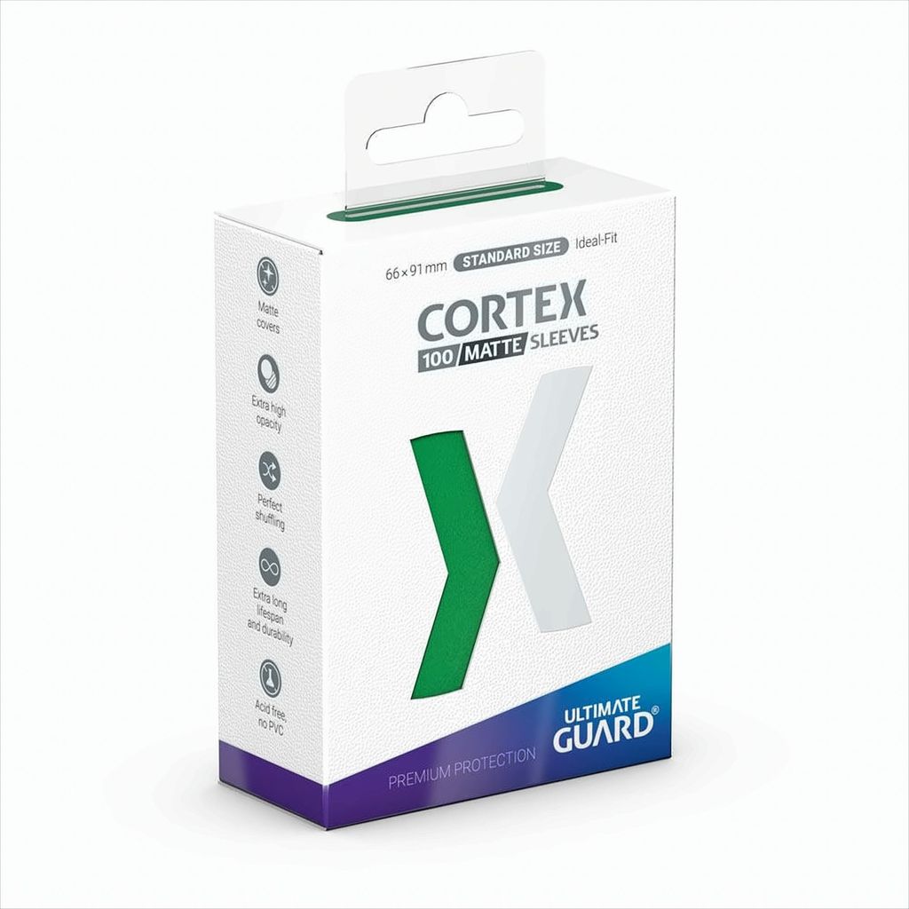 Ultimate Guard Cortex Sleeves taille standard Vert mat Image du produit 