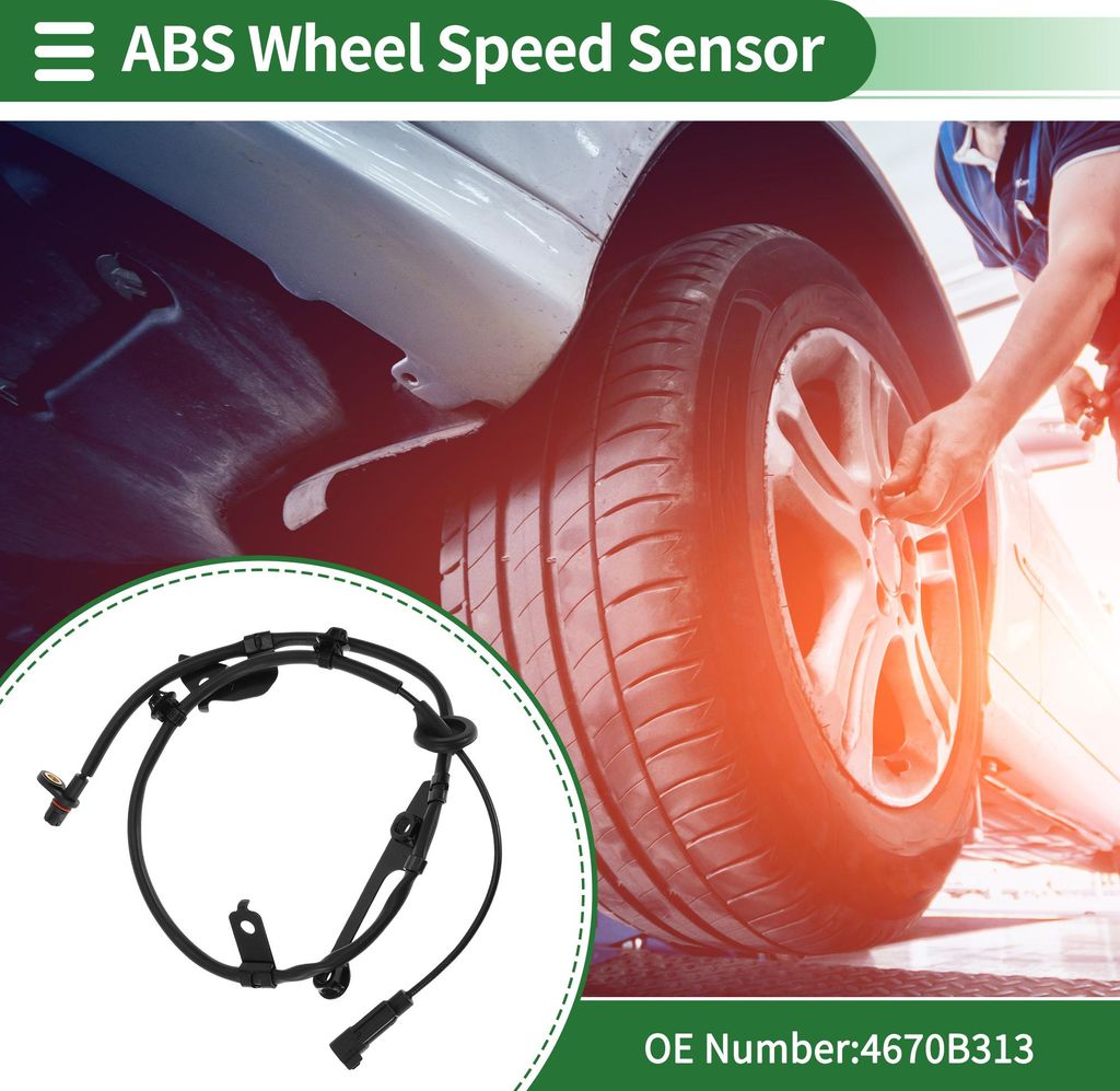 ABS Raddrehzahlsensor ABS Sensor Anti-Blockier-System Sensor für Mitsubishi Eclipse Cross 2018-2020 für FWD Nr.4670B313 Hinten Links