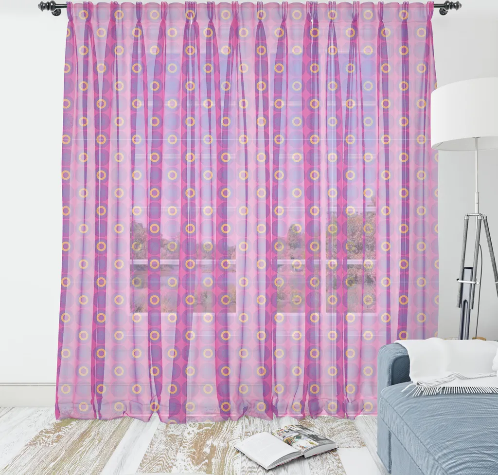 Arazzo Artistico Abakuhaus Numeri e Spirali 240x274 - Satin Rosa Blu
