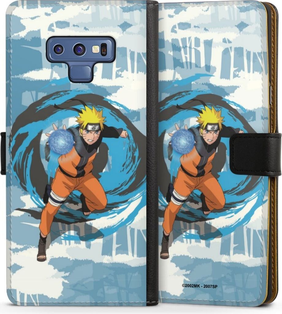 DeinDesign Klapphülle für Samsung Galaxy Note 9 Handytasche Lederhülle Tasche Manga Naruto Shippuden Offizielles Lizenzprodukt