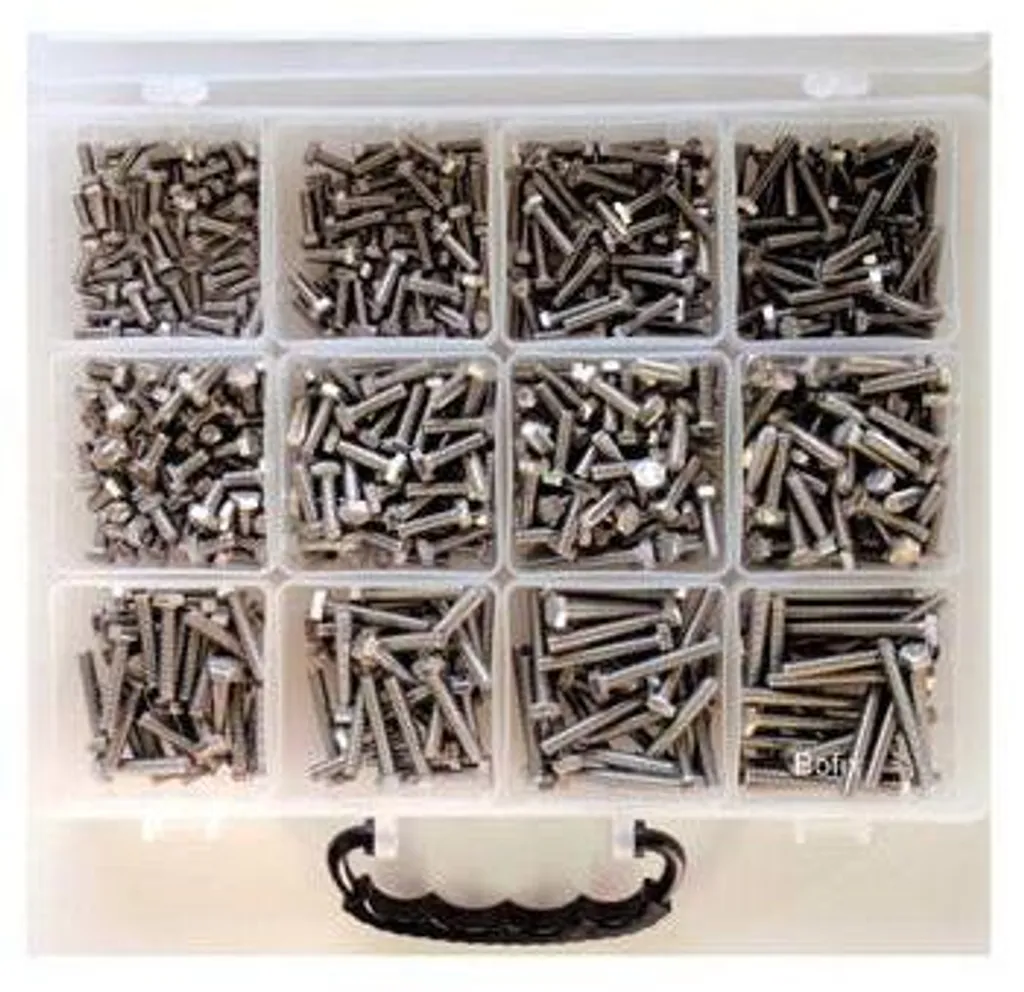 Boîte Visserie Inox 12 Compartiments Bofix 218100 pour Extérieur