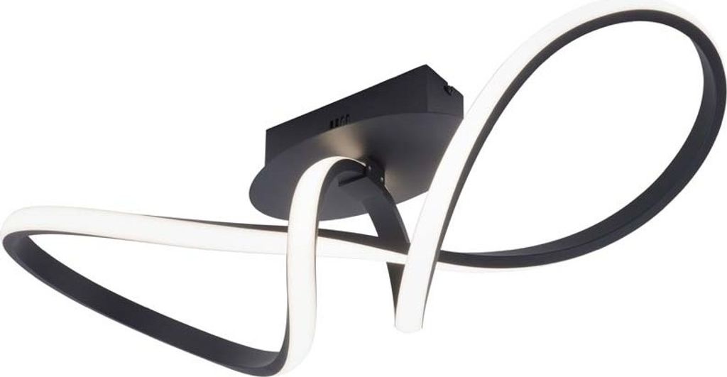 LED Deckenleuchte schwarz, dimmbar, L 61 cm