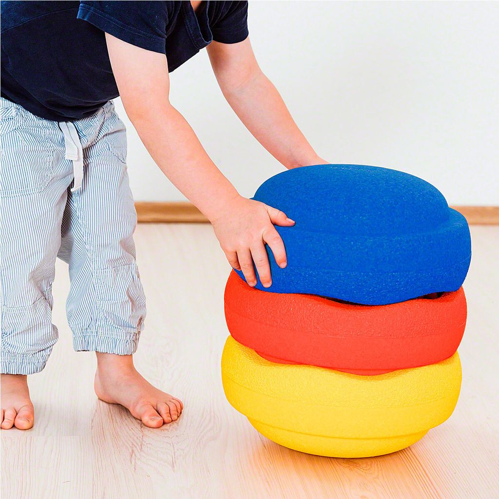 Stapelstein COLORS Set primary, 3 Stapelsteine 1x blau, 1x Produktbild 
