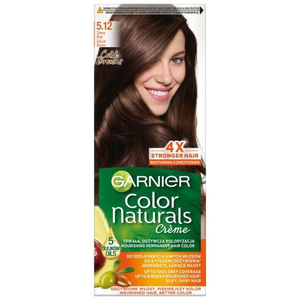 Garnier Farba do włosów 5.12 Zimny Brąz, 1 sztuka Zdjęcie produktu 