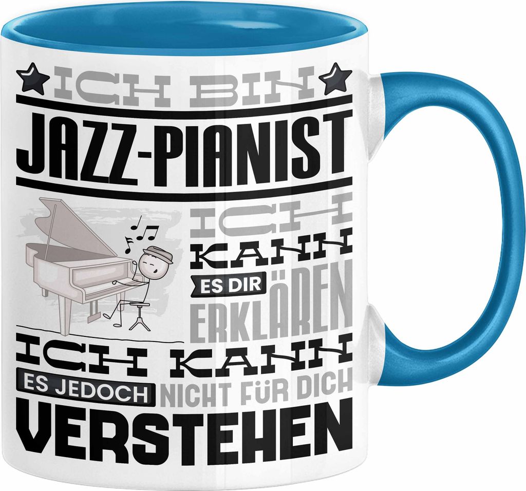 Jazz-Pianist Geschenk Tasse Geschenkidee für Jazz-Pianist Produktbild 