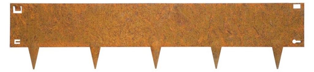 Rasenkante Cortenstahl 24 x 106 cm Flexibel - Pro Stück Produktbild 