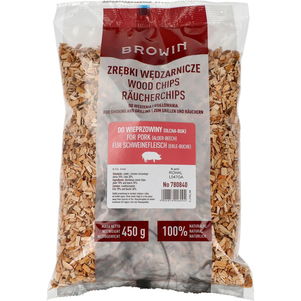 Hackschnitzel zum Räuchern/Grillen 70% Erle + 30% Buche, Produktbild 