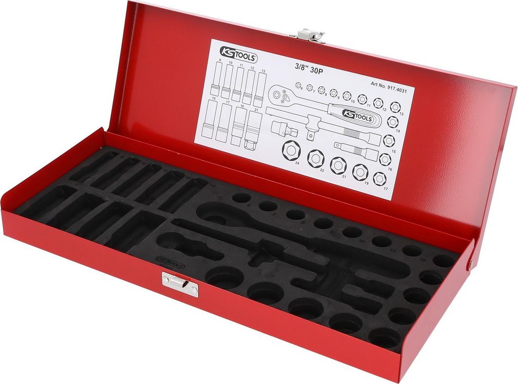 KS Tools Metall-Leerkiste für 917.4031, 917.4031-99