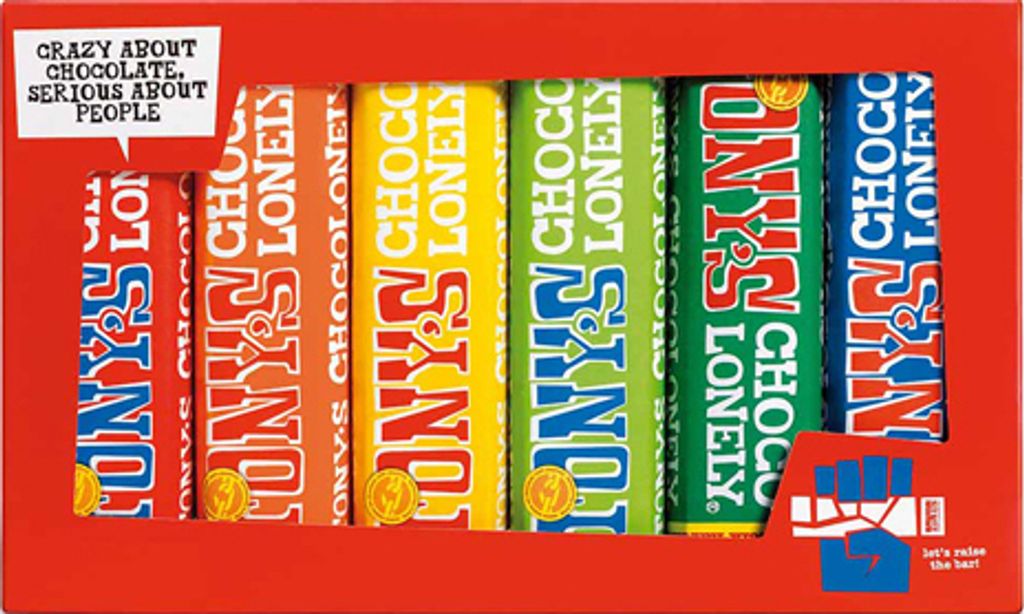 Tony’s Chocolonely 8717677338689, Milchschokolade, 50 g, Produktbild 