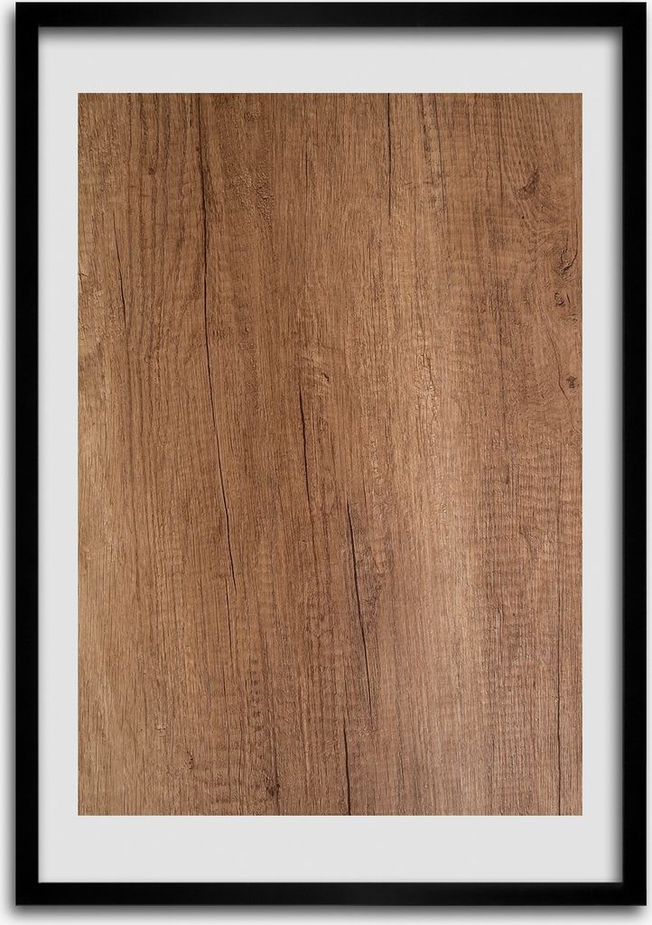 Bild - Bilderrahmen - Foto - 70 cm x 100 cm - MDF - Rahmen - Wandkunst - Hölzerner Hintergrund