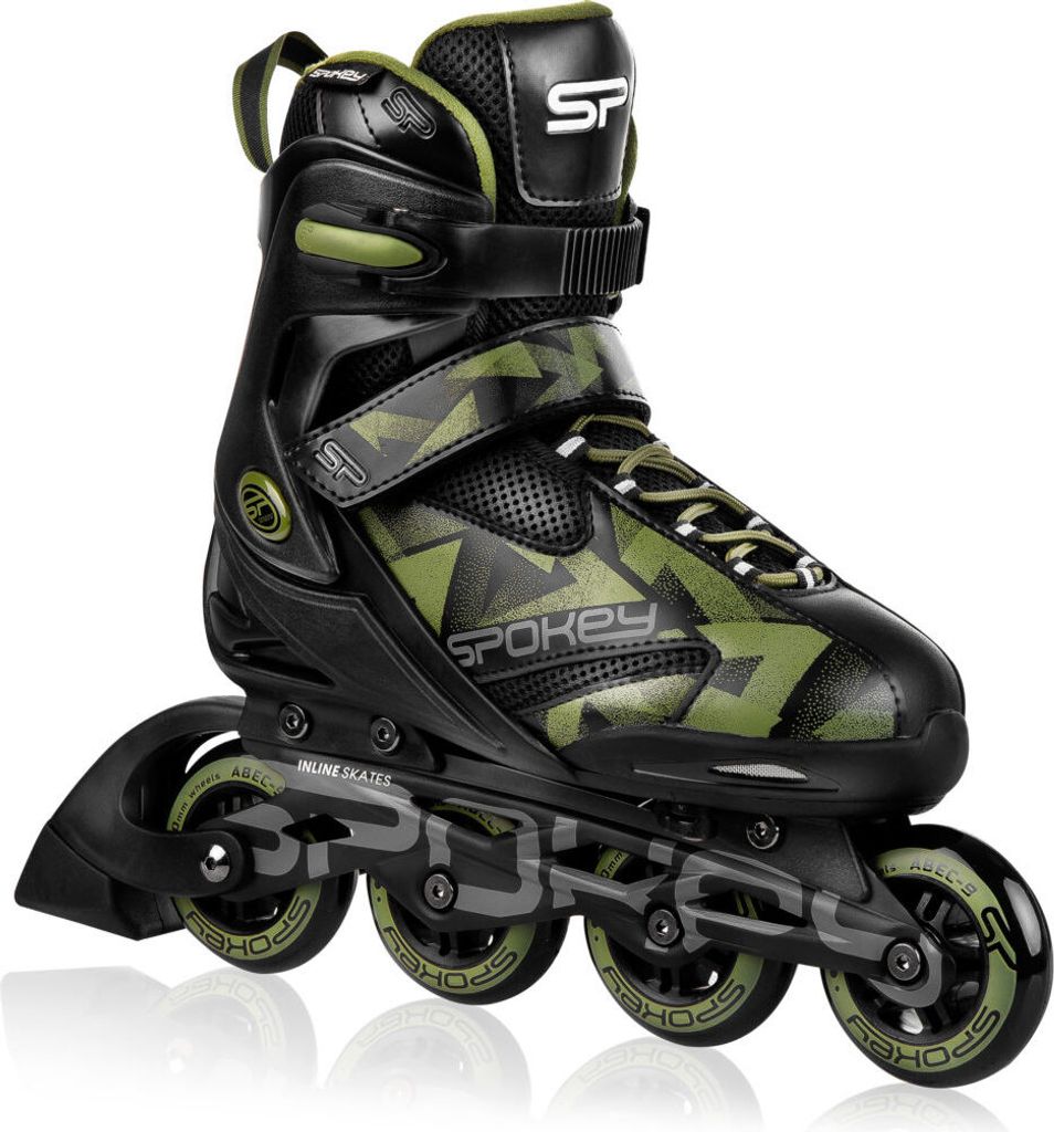 Spokey MAKAN BK/GR 32-35 verstellbare Rollschuhe