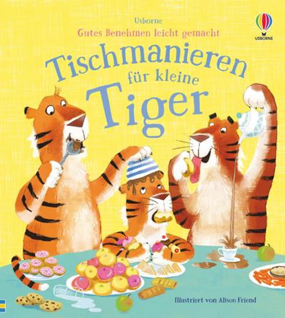Livre Gutes Benehmen leicht gemacht Tischmanieren pour petits tigres
