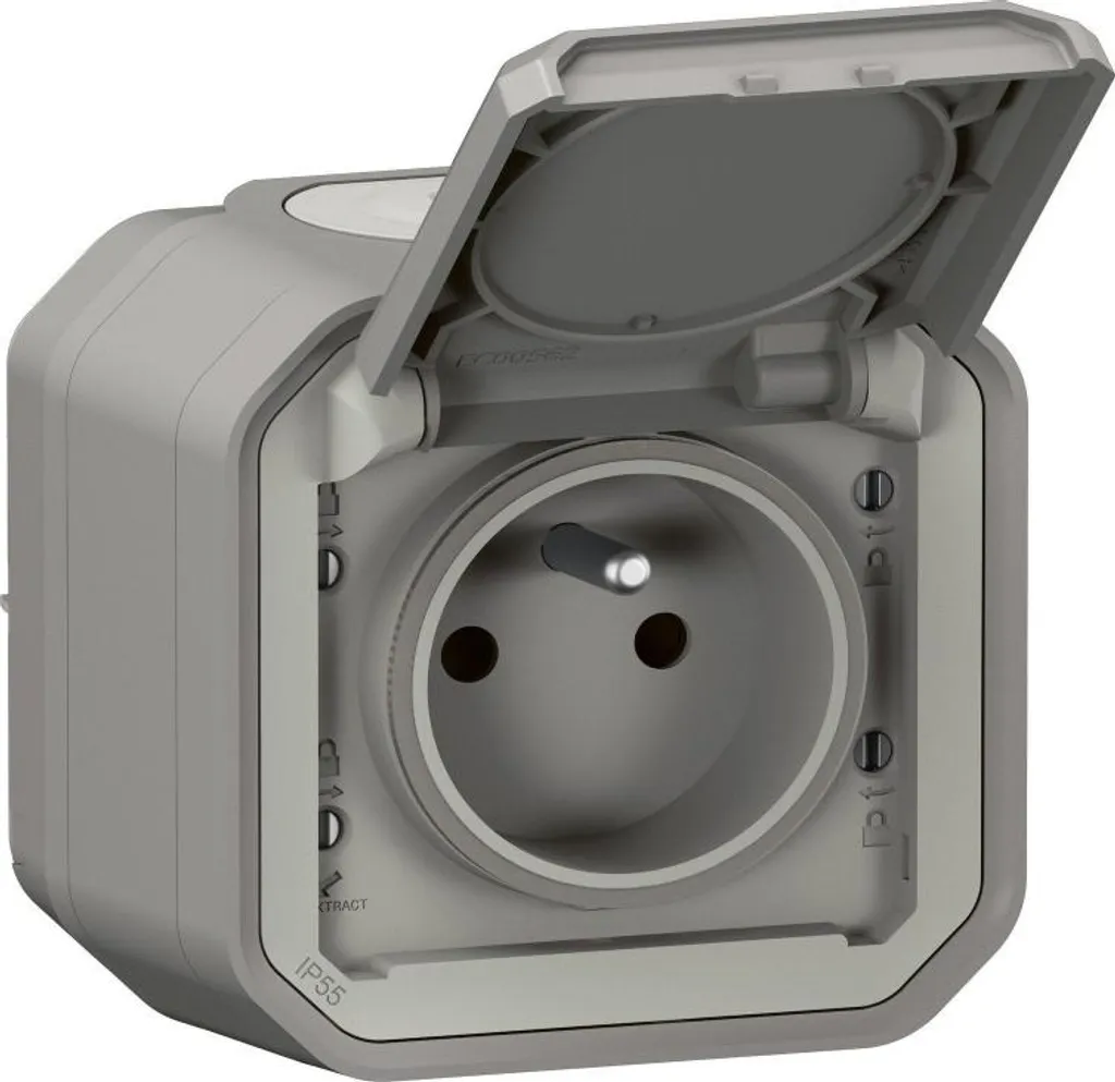 Presa Impermeabile Legrand Plexo Grigia - Sicurezza Outdoor IP55