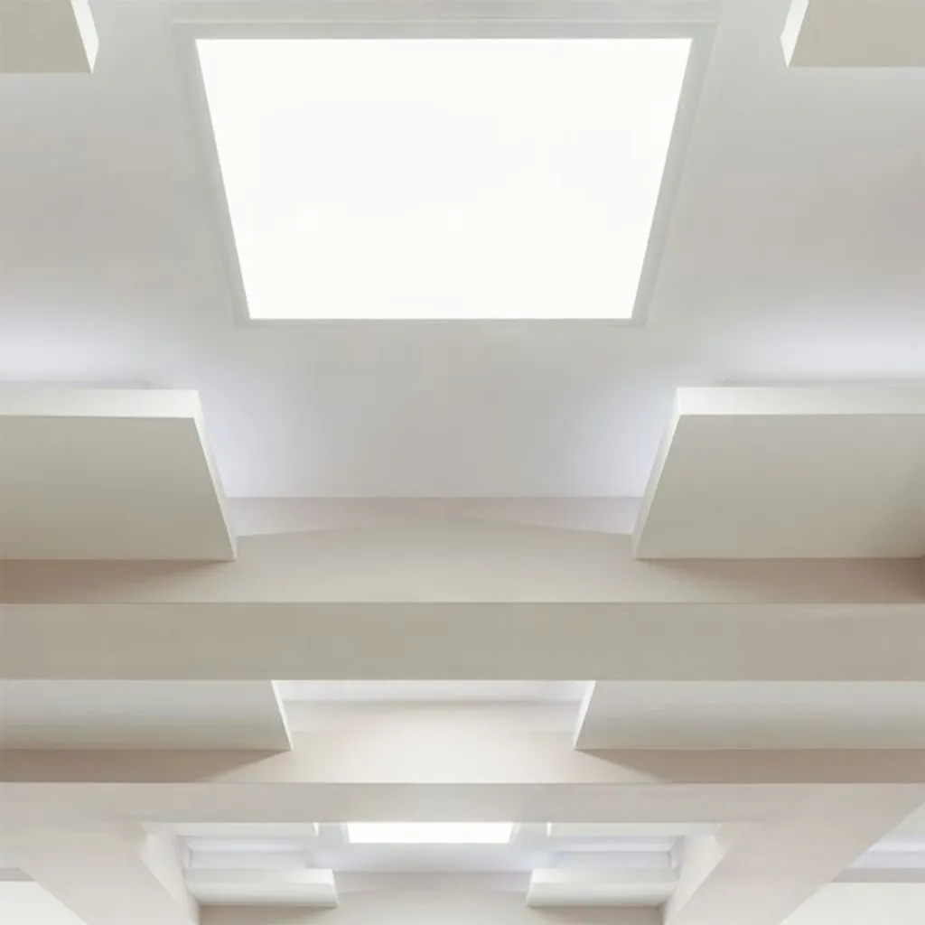 Eurocali Pannello LED 2in1 Incasso o Superficie 40W 4400 lumen 120x30cm - Luce Bianco Freddo 6500K - Installabile Senza Cornice o Supporto - Pacco da 4