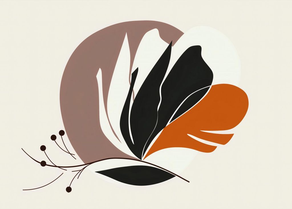 Plakat 35x25cm Eleganz Pflanzen